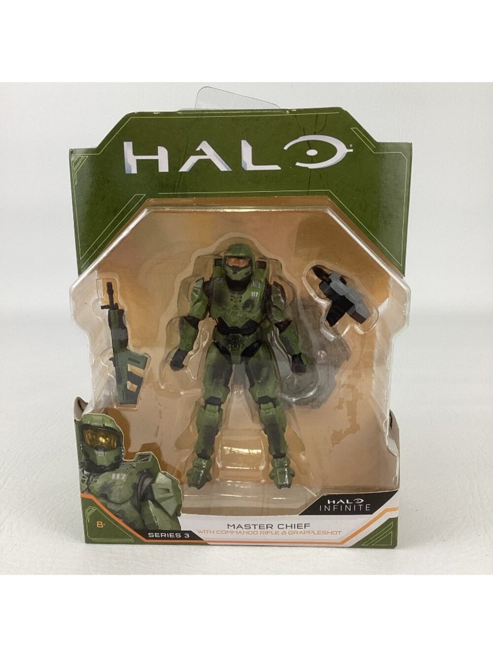 Halo Infinite Master Chief 5" Action Figure Series 3 Commando Rifle Jazwares NIB